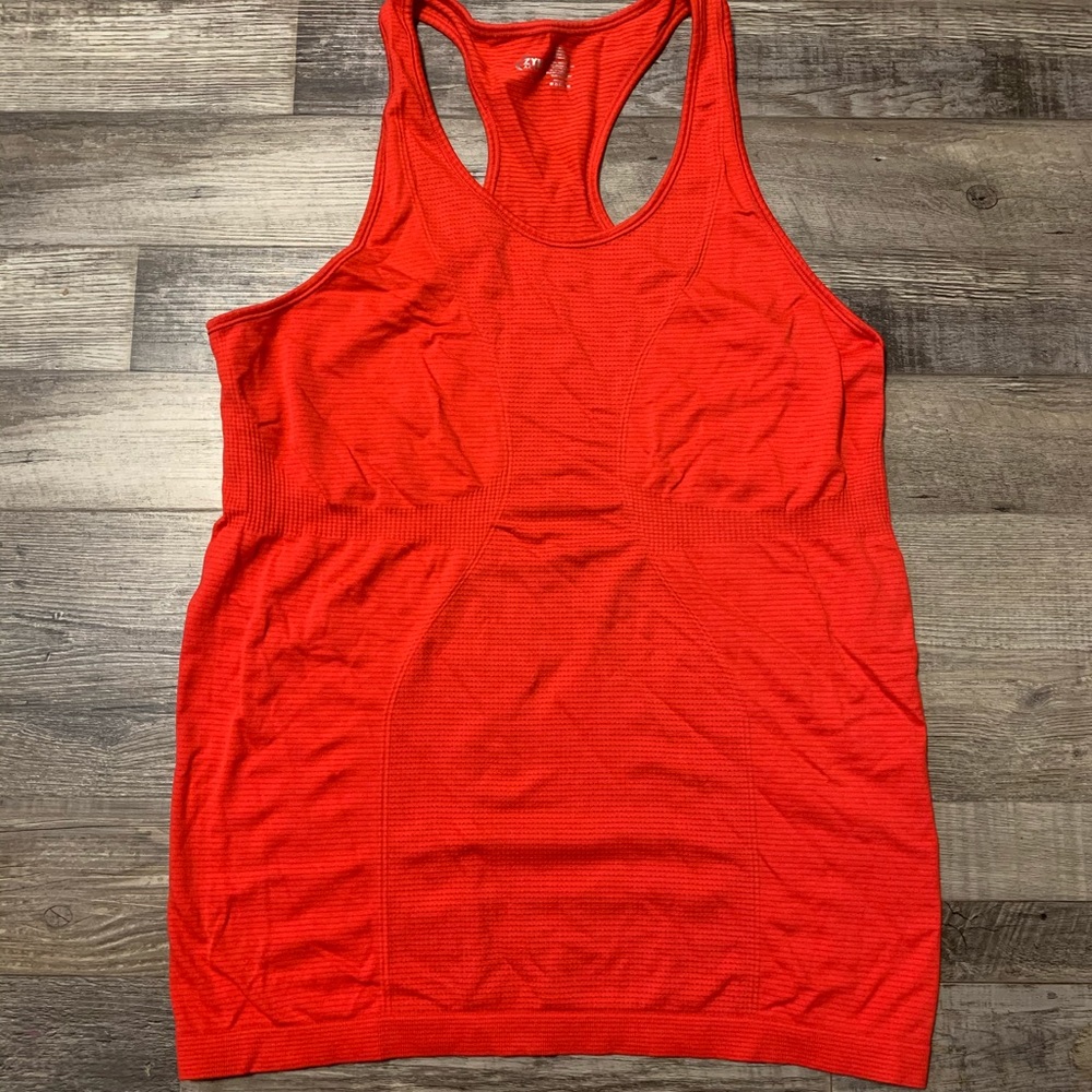 Zyia Red Copper Charge Tank